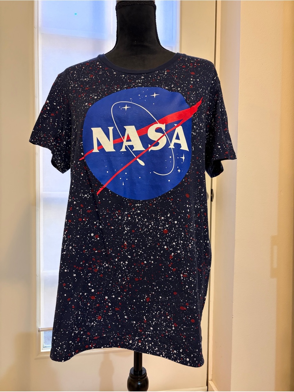 NASA Men' s Navy Space Logo Tee
